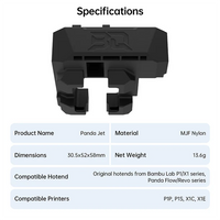 Panda Jet Cooling Fan Duct for Bambu Labs X1/P1 Hotend & Panda Revo