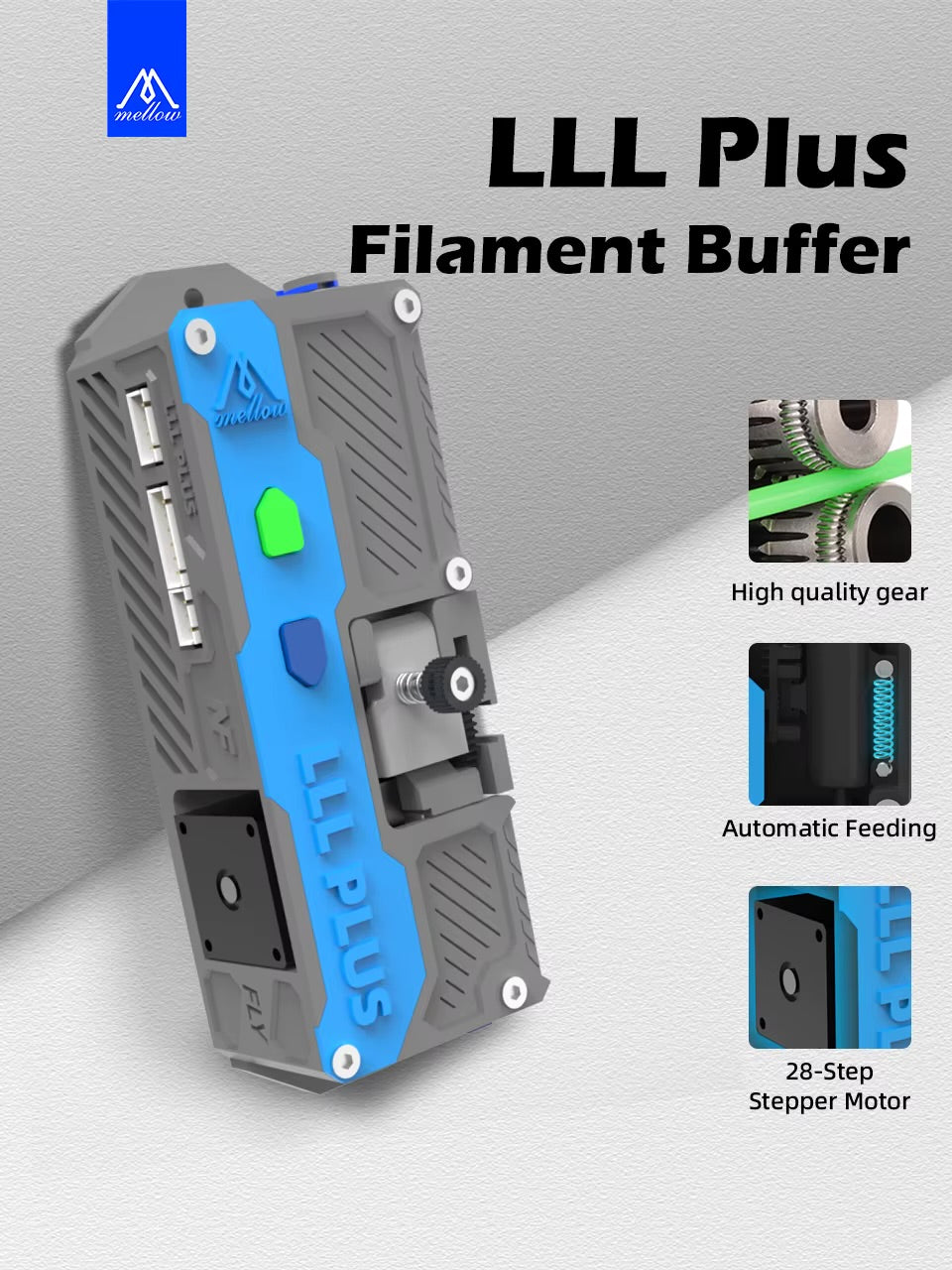 Mellow LLL Plus Filament Buffer For DIY 3D Printers Klipper/RRF