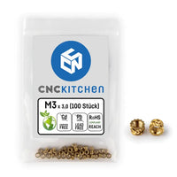 CNC kitchen Heat inserts M2-M8