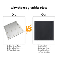 Creality K1 MAX Upgraded Graphite 8mm Build Plate & Heater by Fysetc