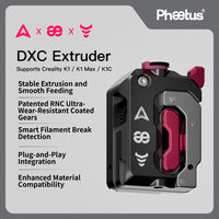 Phaetus DXC Extruder Helical Dual-Drive for Creality K1/K1C/K1 Max