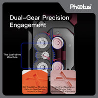 Phaetus DXC Extruder Helical Dual-Drive for Creality K1/K1C/K1 Max