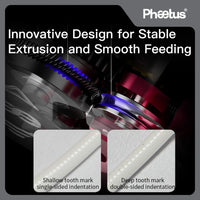 Phaetus DXC Extruder Helical Dual-Drive for Creality K1/K1C/K1 Max