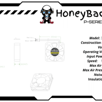 HoneyBadger Mini SB Performance Fan Kit for Voron V0.2