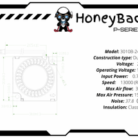 HoneyBadger Mini SB Performance Fan Kit for Voron V0.2