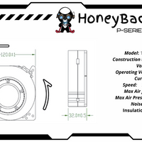 HoneyBadger Performance 12032 Blower Fan