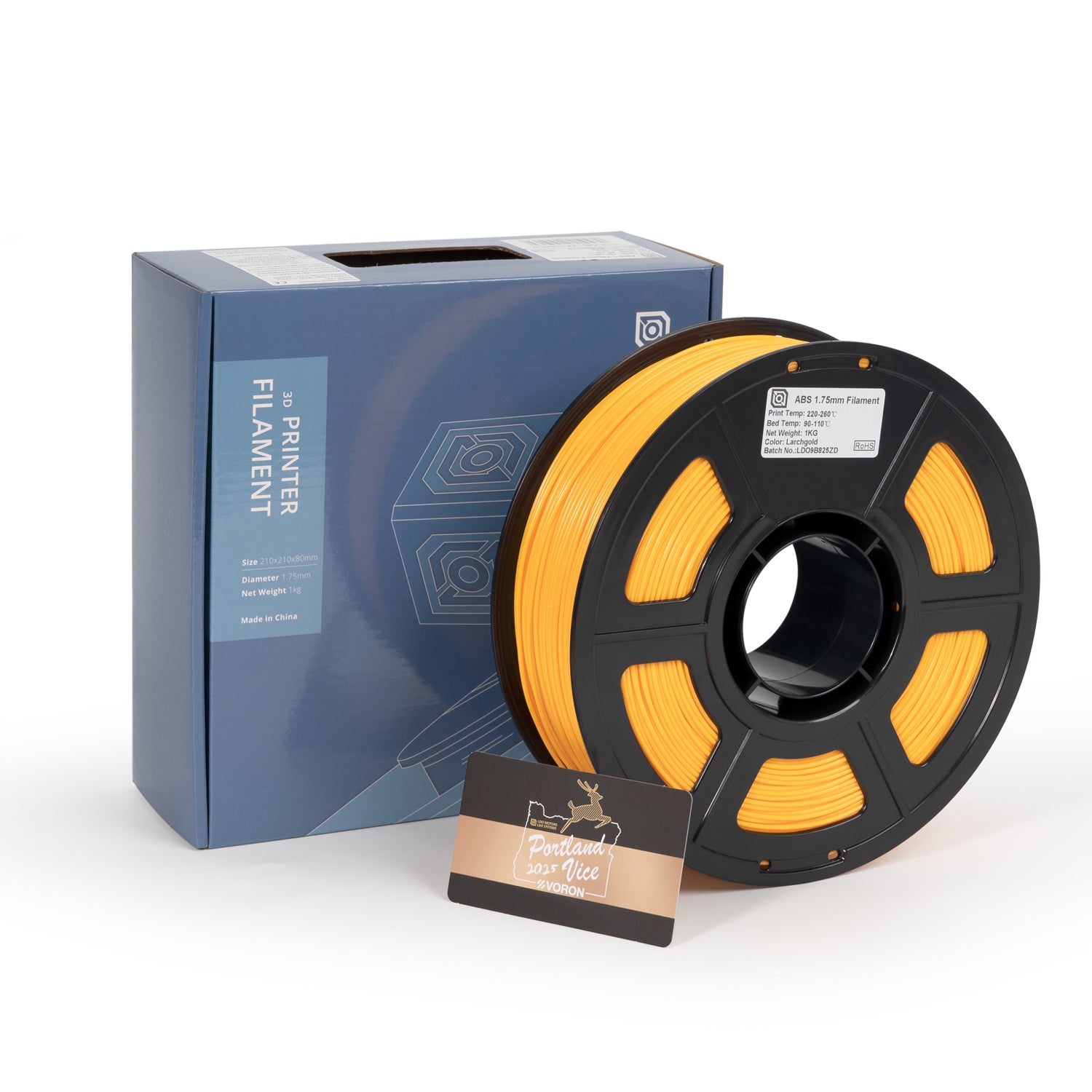 Larch Gold ABS by LDO filament 1kg spool AMS friendly – Fabreeko