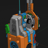 LDO JABBERWOCKY Toolhead and Extruder designed for filament changers