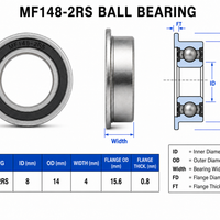 HoneyBadger Chrome Steel Bearings