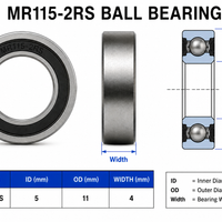 HoneyBadger Chrome Steel Bearings