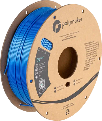 Polymaker PolyLite PLA Silk Blue 1KG