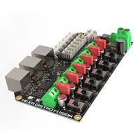 Hexa Distro Fusion Board Based on USB2517 with CAN 2.0 Connectors For Toolchangers by Fysetc