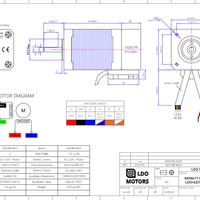 LDO NEMA 17 LDO 42STH60-2004B-EN1000