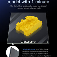 Carbon-Silicone Glass Build Plate