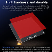 Carbon-Silicone Glass Build Plate