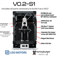 Voron V0.2-S1 (R1) 3D Printer Kit by LDO & HoneyBadger