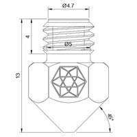 ZODIAC MK8 CRB (fits: Creality)