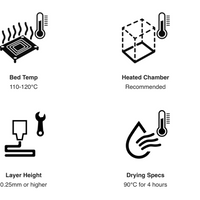 CARBONX HTN+CF (High temp carbon fiber nylon) 500g roll