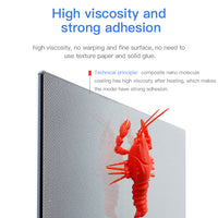 Carbon-Silicone Glass Build Plate