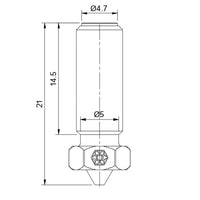 ZODIAC V6 volcano PRO (fits: E3D volcano)