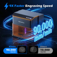 Kintix Hybrid Galvo Laser Engraver – Ultra-Fast Batch Production & Enclosed Safety