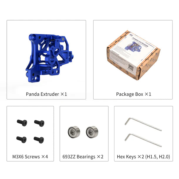 BIQU Panda Extruder CNC Hollow Carving Lightweight Extruder BIQU Panda Extruder CNC Hollow Carving Lightweight Extruder