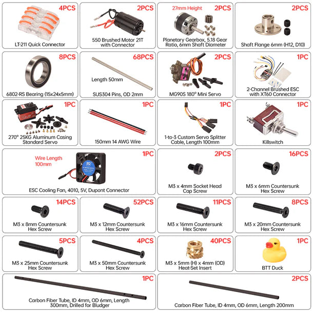 BTT (FUN)CTIONALS - DeathRacer Kit V2 Piranha