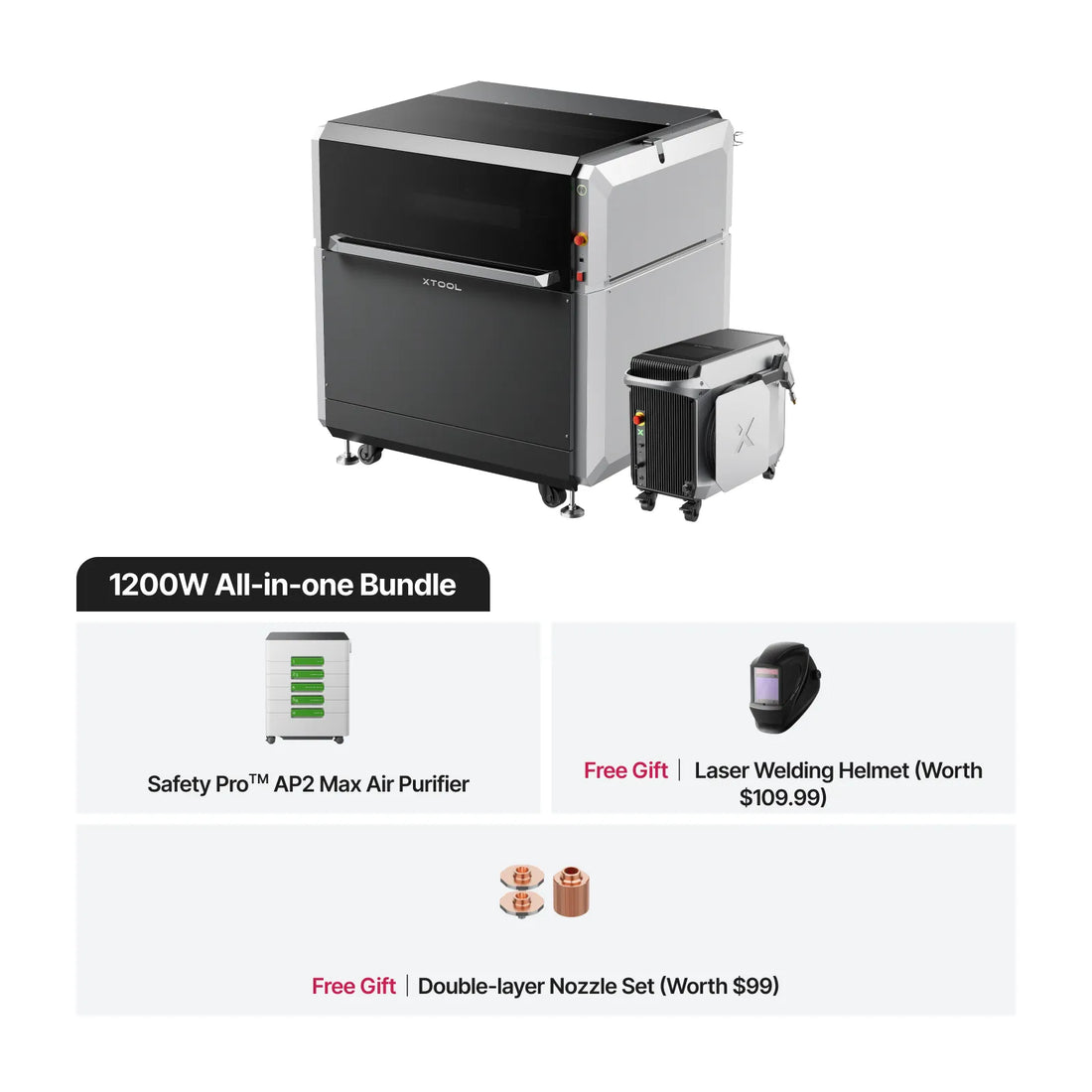 xTool MetalFab Laser Welder & CNC Cutter