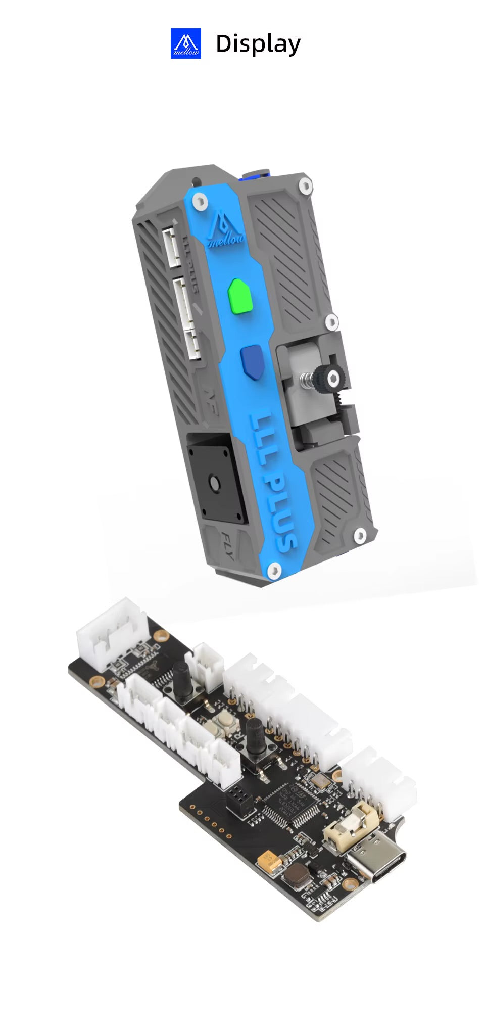 Mellow LLL Plus Filament Buffer For DIY 3D Printers Klipper/RRF/Marlin Material Break Detection Automatic Filament Feeding