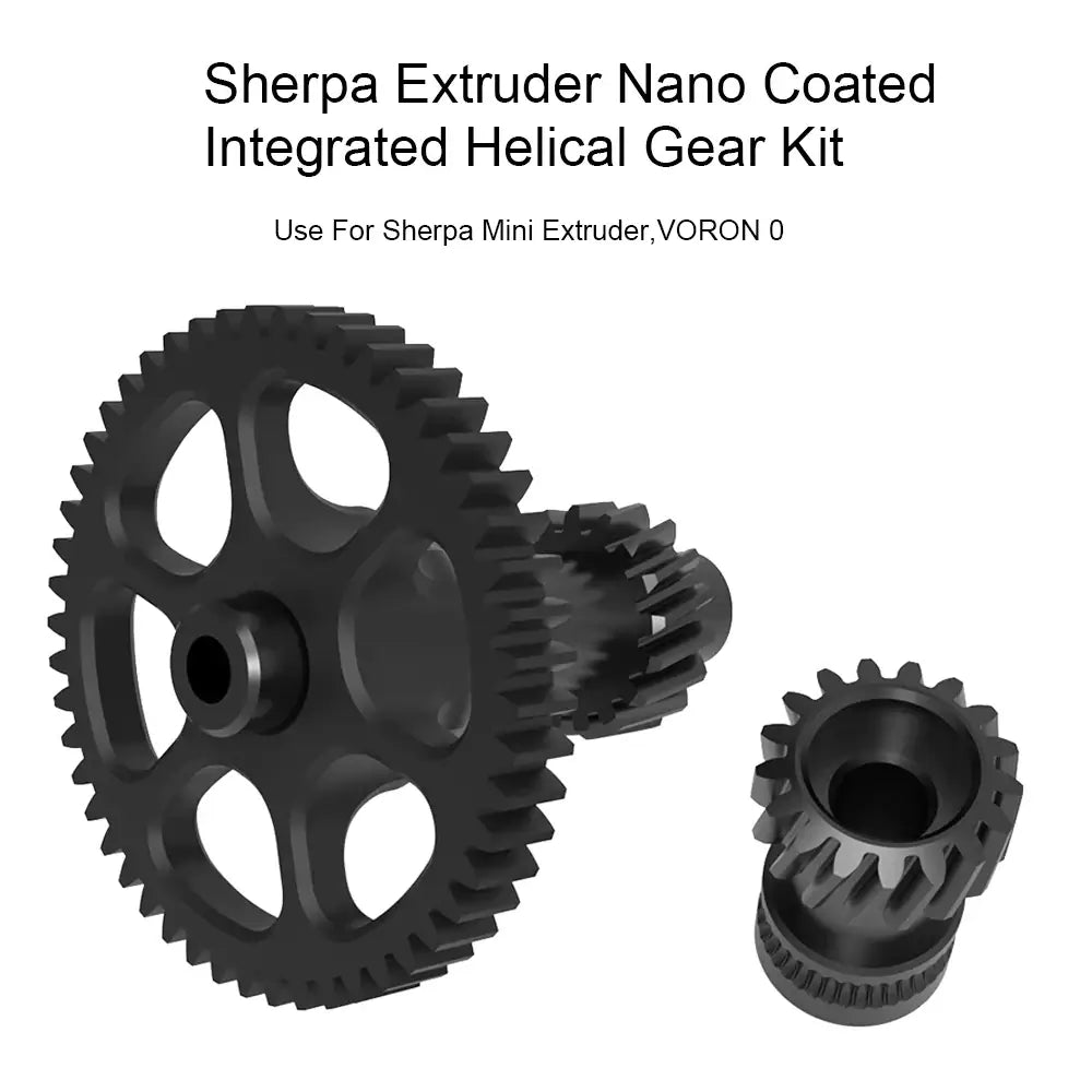 Sherpa CNC POM helical gear with nano coating by Fysetc