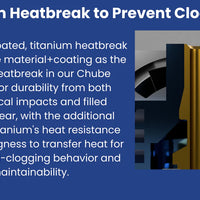 Pika Hotend for Bambu labs X1 and P1 Series Titanium, Extended Melt Zone, Modular Design (1.75 mm)