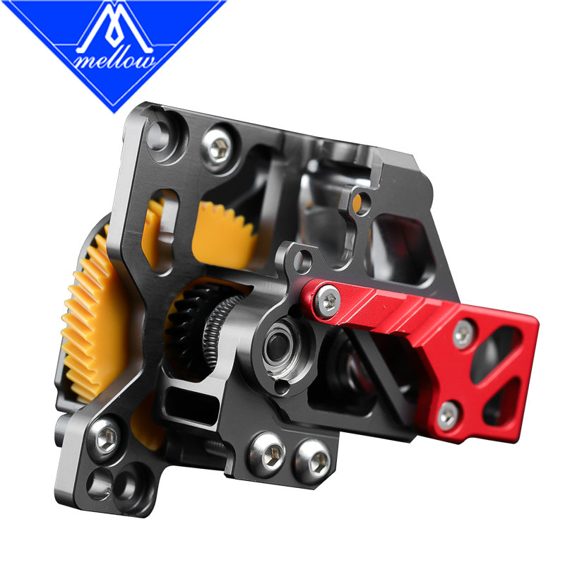 Mellow DIY CNC FluxHeat Lite Extruder & DLC BXP Hardened Steel Gears For Upgrade Bambu Lab P1P P1S 3D Printer