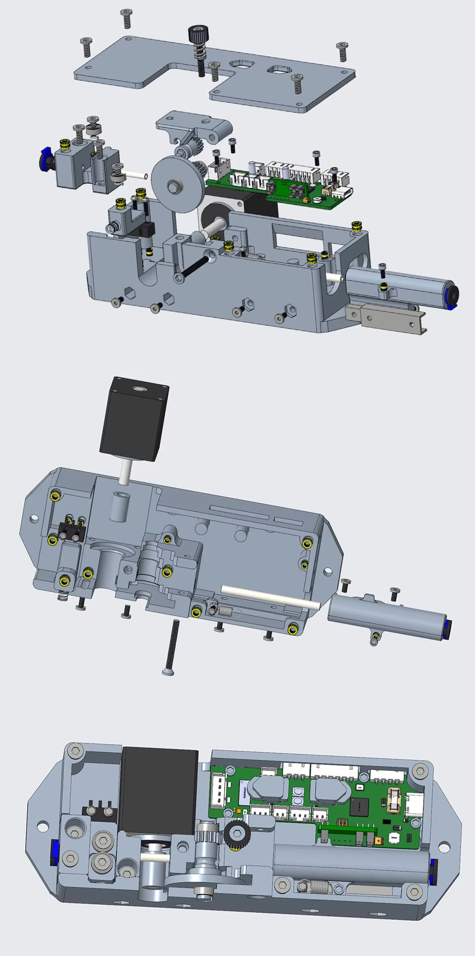 Mellow LLL Plus Filament Buffer For DIY 3D Printers Klipper/RRF/Marlin Material Break Detection Automatic Filament Feeding