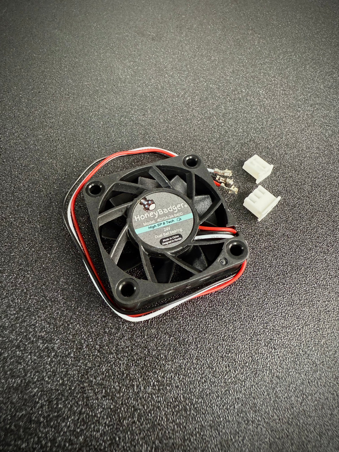 HoneyBadger 4010 Axial Fans — High-Speed Tach (Performance) or Balance Series