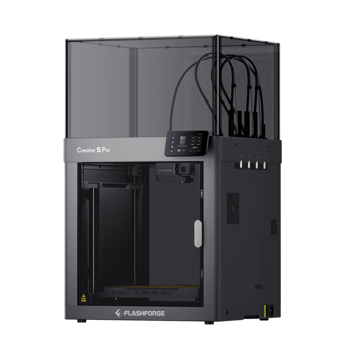 Flashforge Creator 5 Pro 4-Toolheads Enclosed Multi-Color 3D Printer