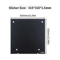 Creality K1 MAX Upgraded Graphite 8mm Build Plate & Heater by Fysetc