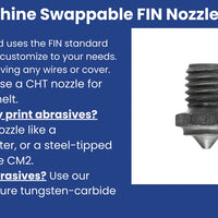 Pika Hotend for Bambu labs X1 and P1 Series Titanium, Extended Melt Zone, Modular Design (1.75 mm)