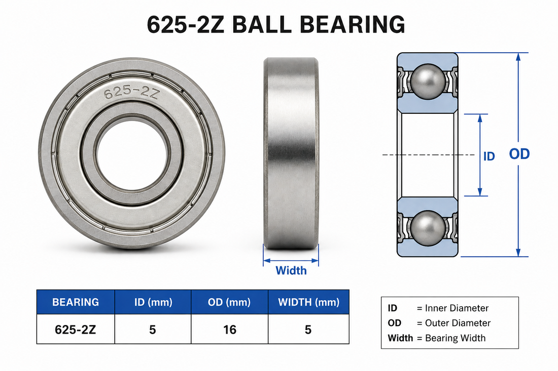 Deep Groove Ball Bearings - 52100 Bearing Steel