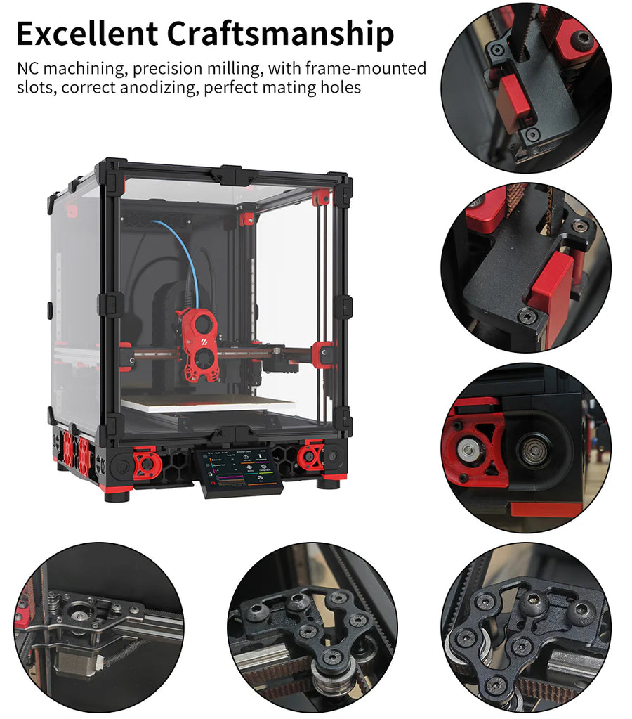 v2.4 cnc parts by Fysetc new v2.0 version