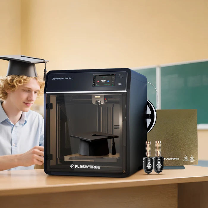 Flashforge Adventurer AD5M Pro 3D Printer, Enclosed CoreXY Metal Structure