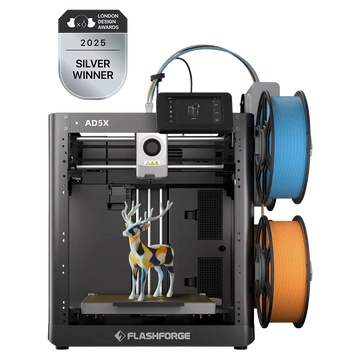 Flashforge AD5X  Multicolor Core XY 3D Printer for High-Speed, Full-Color Printing