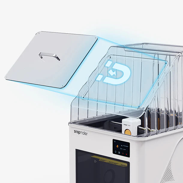 BIQU PopCap for Snapmaker U1 – 120°C PC Enclosure, Noise-Reducing Top Cover for ABS, Nylon & PC Printing