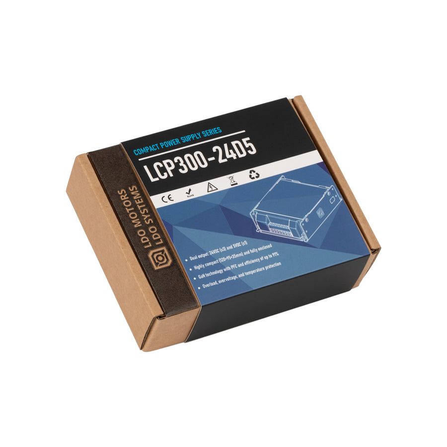 LDO LCP300-24D5 compact power supply 24V and 5V 300w