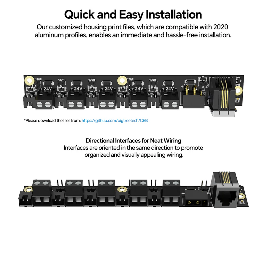 Bus Terminal Expander BIGTREETECH CEB Can bus expander – Fabreeko