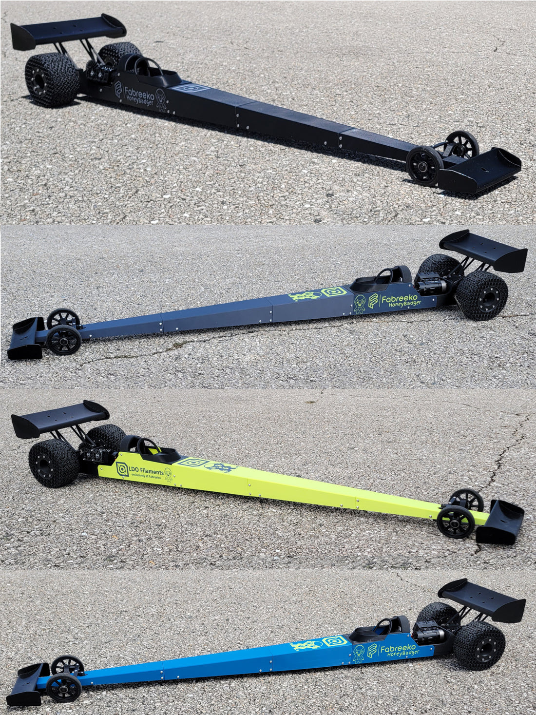 Edge of 3D Top Fuel Dragster Hardware Kit by Honeybadger
