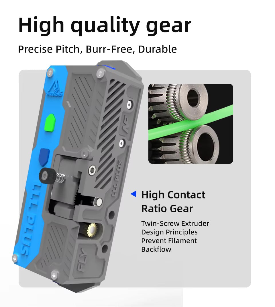 klipper extruder gear ratio Mellow LLL Plus Filament Buffer For DIY 3D Printers Klipper/RRF/Marlin Material Break Detection Automatic Filament Feeding