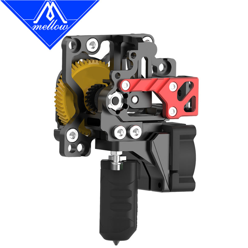 Mellow DIY CNC FluxHeat Lite Extruder & DLC BXP Hardened Steel Gears For Upgrade Bambu Lab P1P P1S 3D Printer