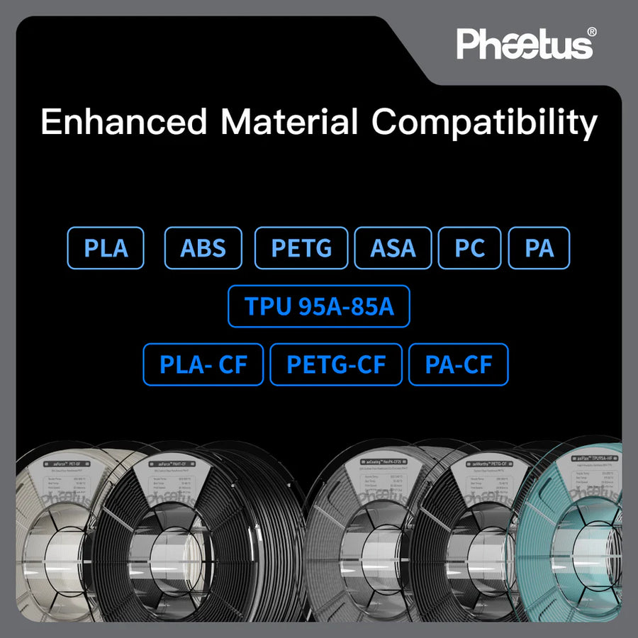 Phaetus DXC Extruder Helical Dual-Drive for Creality K1/K1C/K1 Max