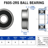 HoneyBadger Chrome Steel Bearings