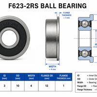 HoneyBadger Chrome Steel Bearings